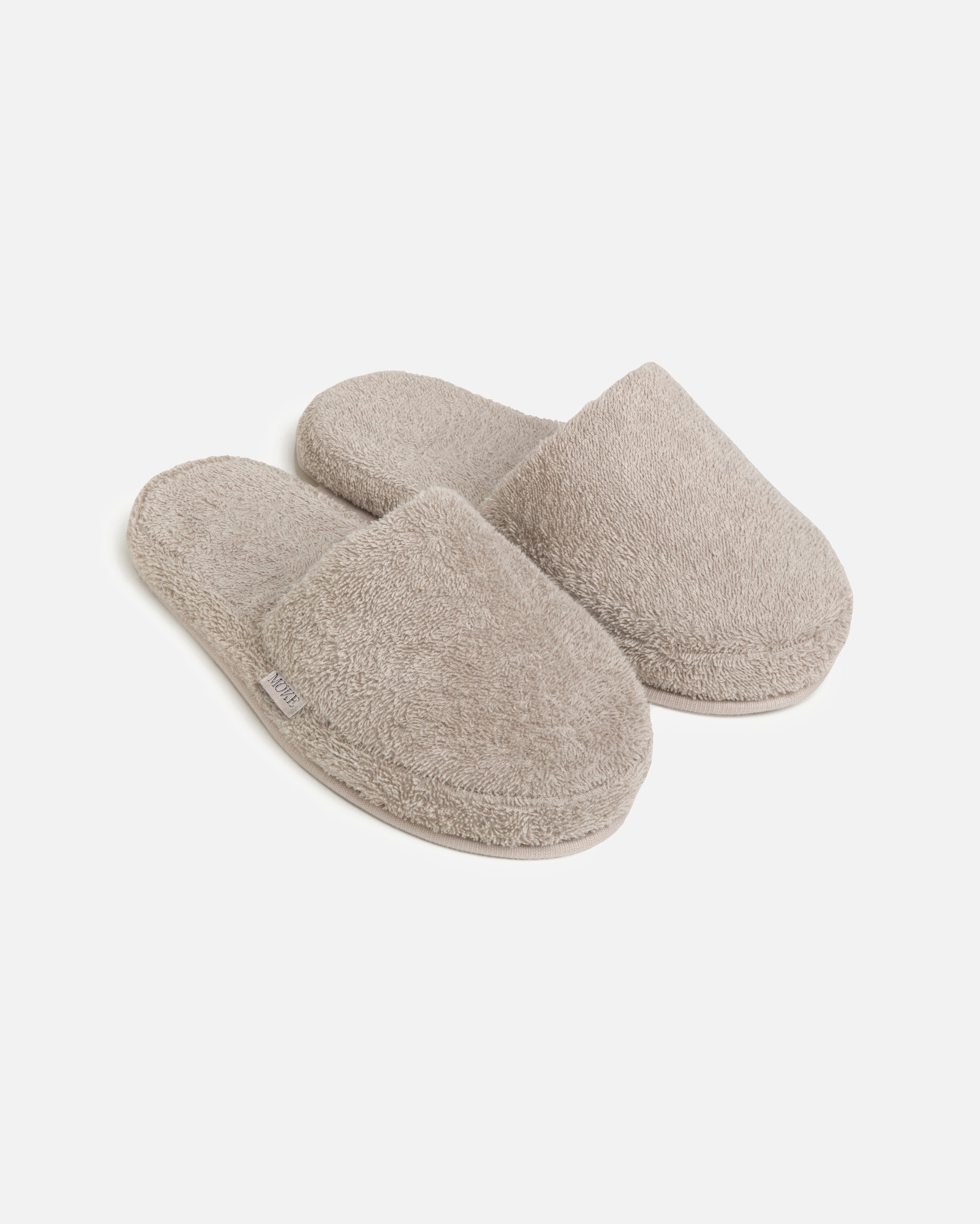 Bademantel für Unisex Möve Pantoffeln Superwuschel cashmere