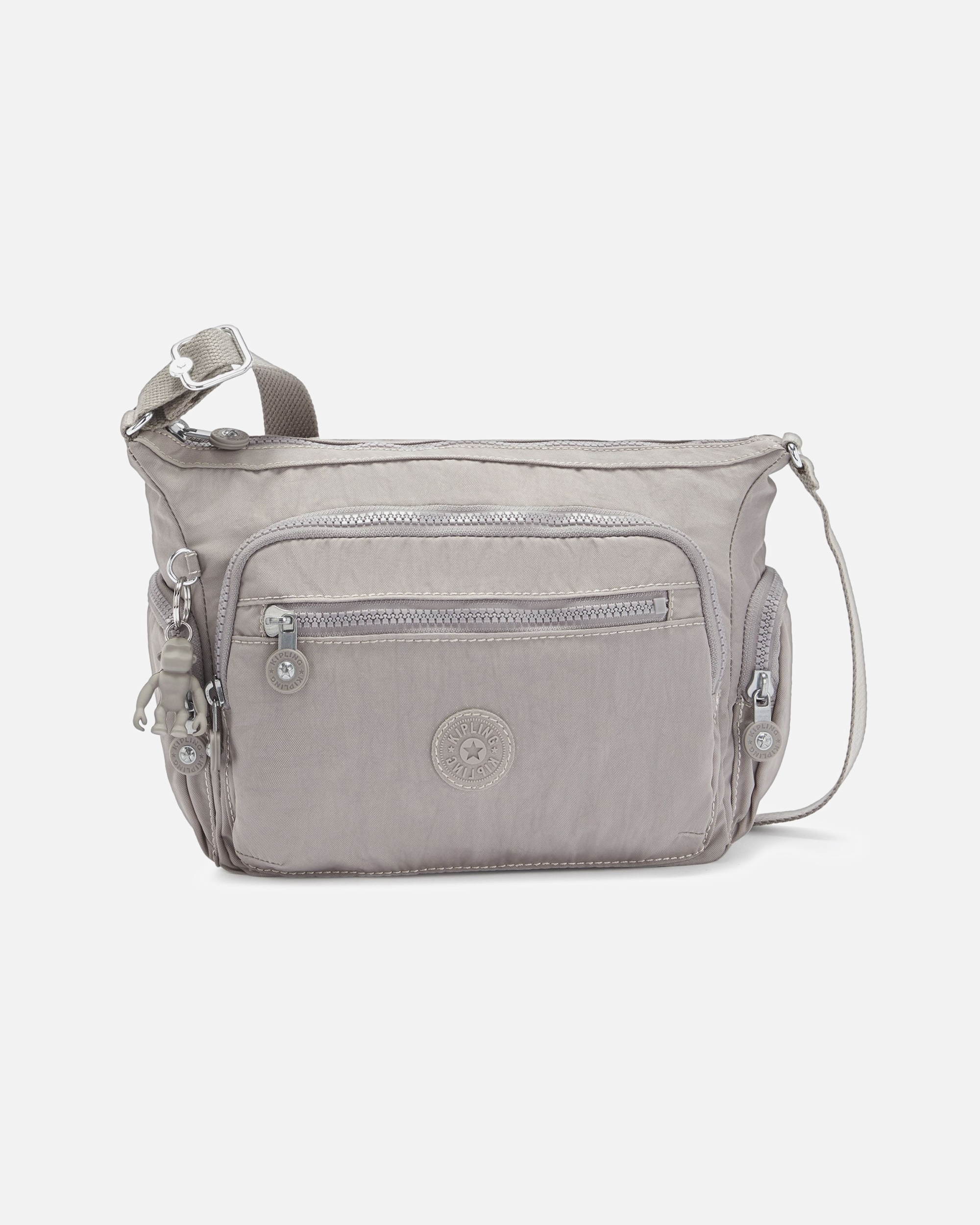 Tasche für Weiblich Kipling Basic Umhängetasche grey gris