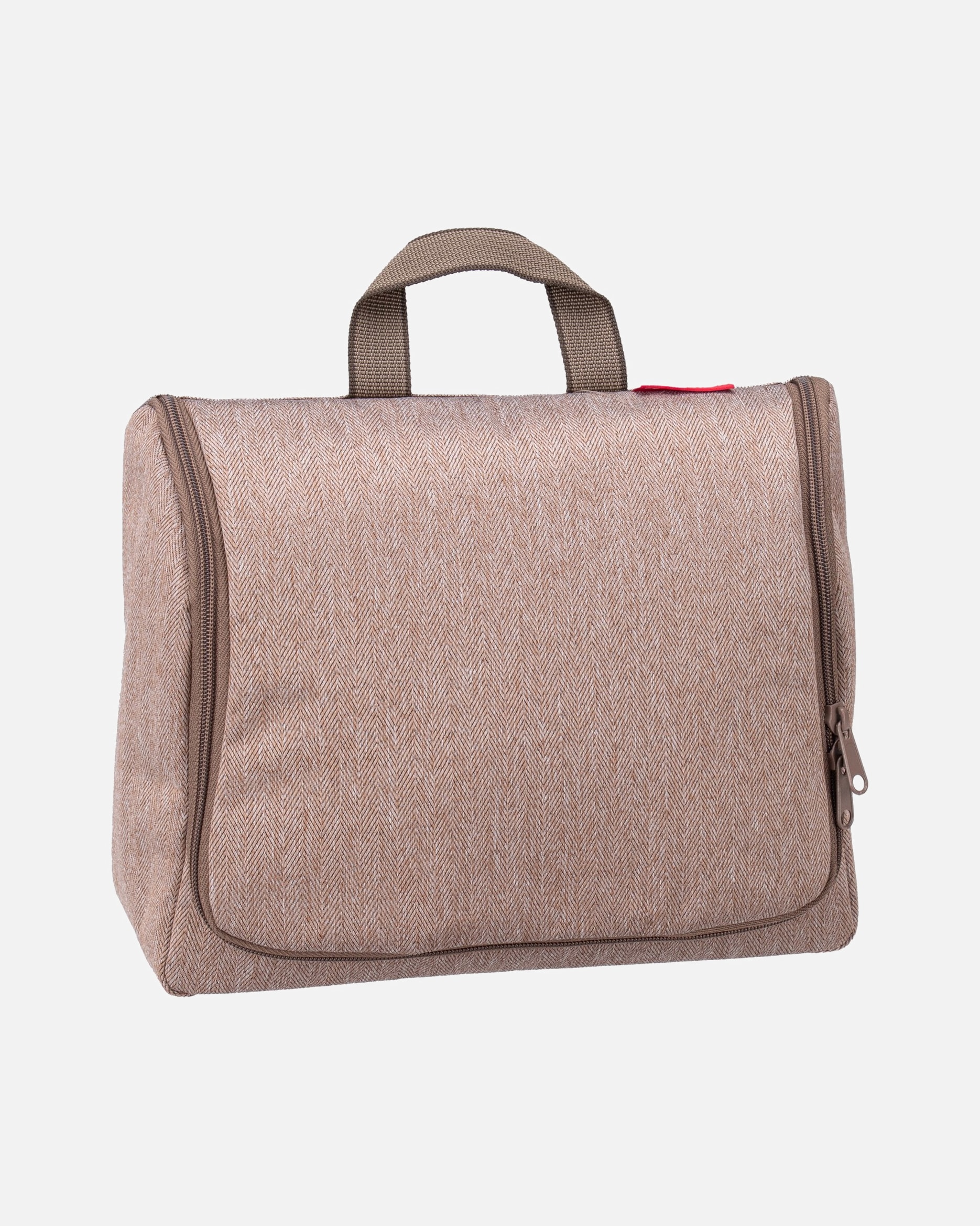 Kulturtasche für Weiblich Reisenthel Kulturbeutel toiletbag XL Herringbone Mokka