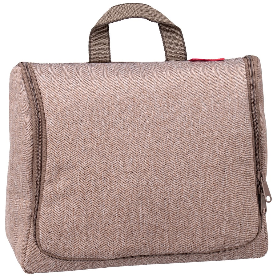 Reisenthel Kulturbeutel toiletbag XL Herringbone Mokka Braun Damen