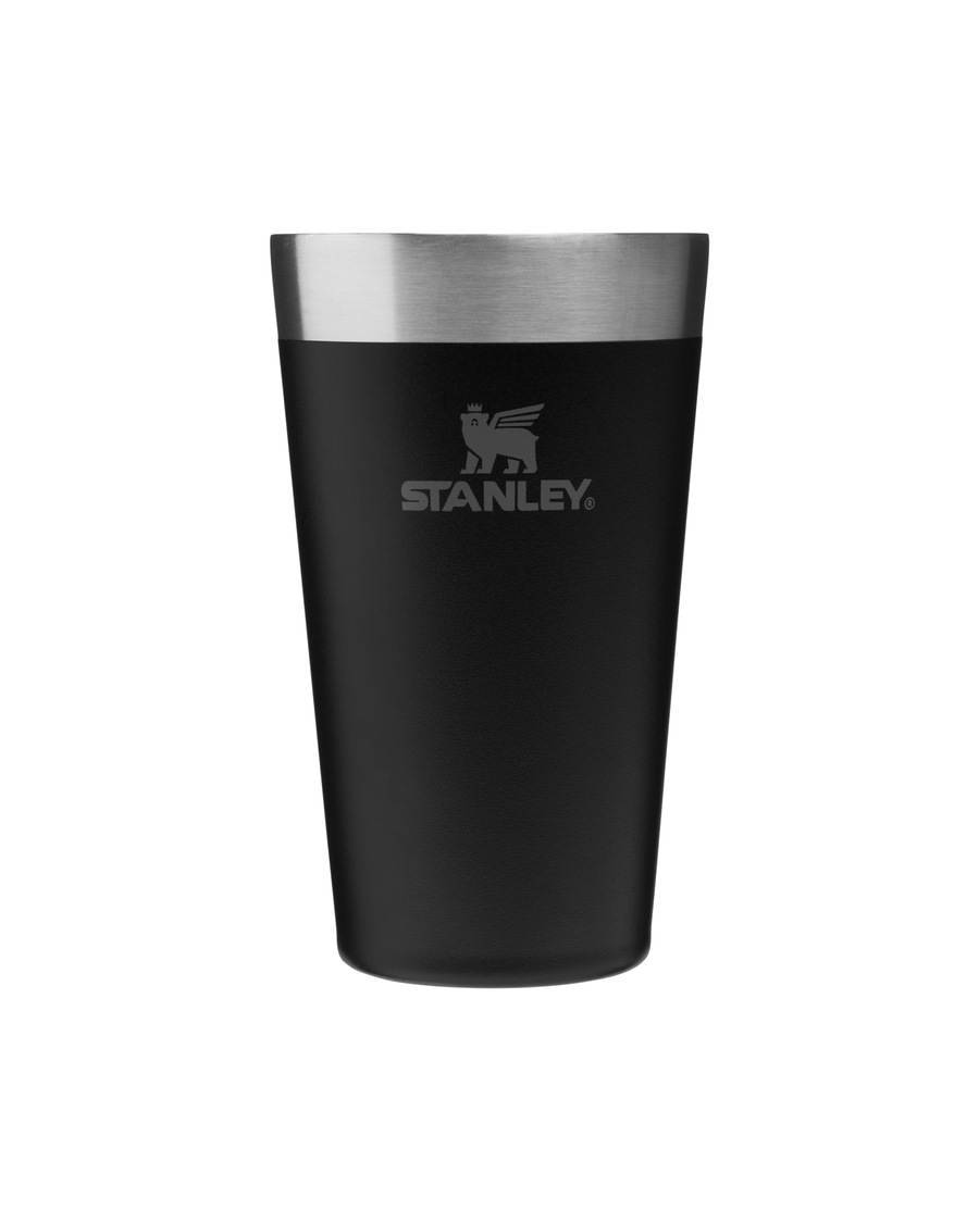 Stanley Thermobecher - 0,47L STACKING TUMBLER Matte Black Pebble Schwarz
