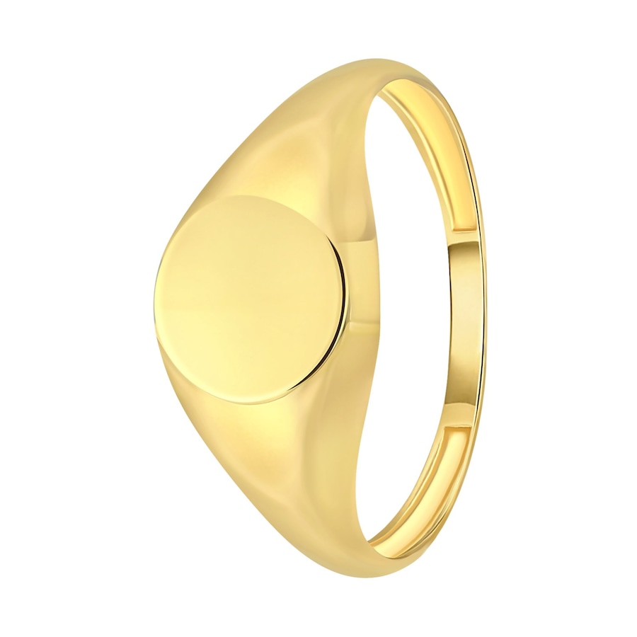 Lucardi Ringe 585 Gold - goldfarbig 52mm Damen