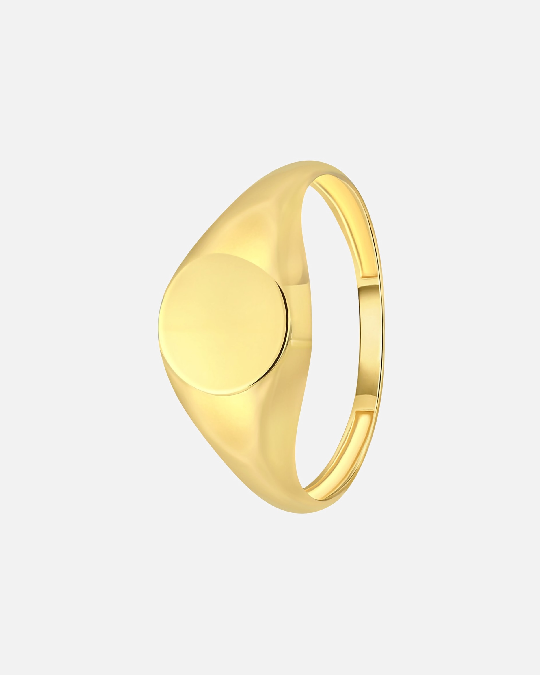 Ring für Männlich Lucardi Ringe 585 Gold - goldfarbig 55mm