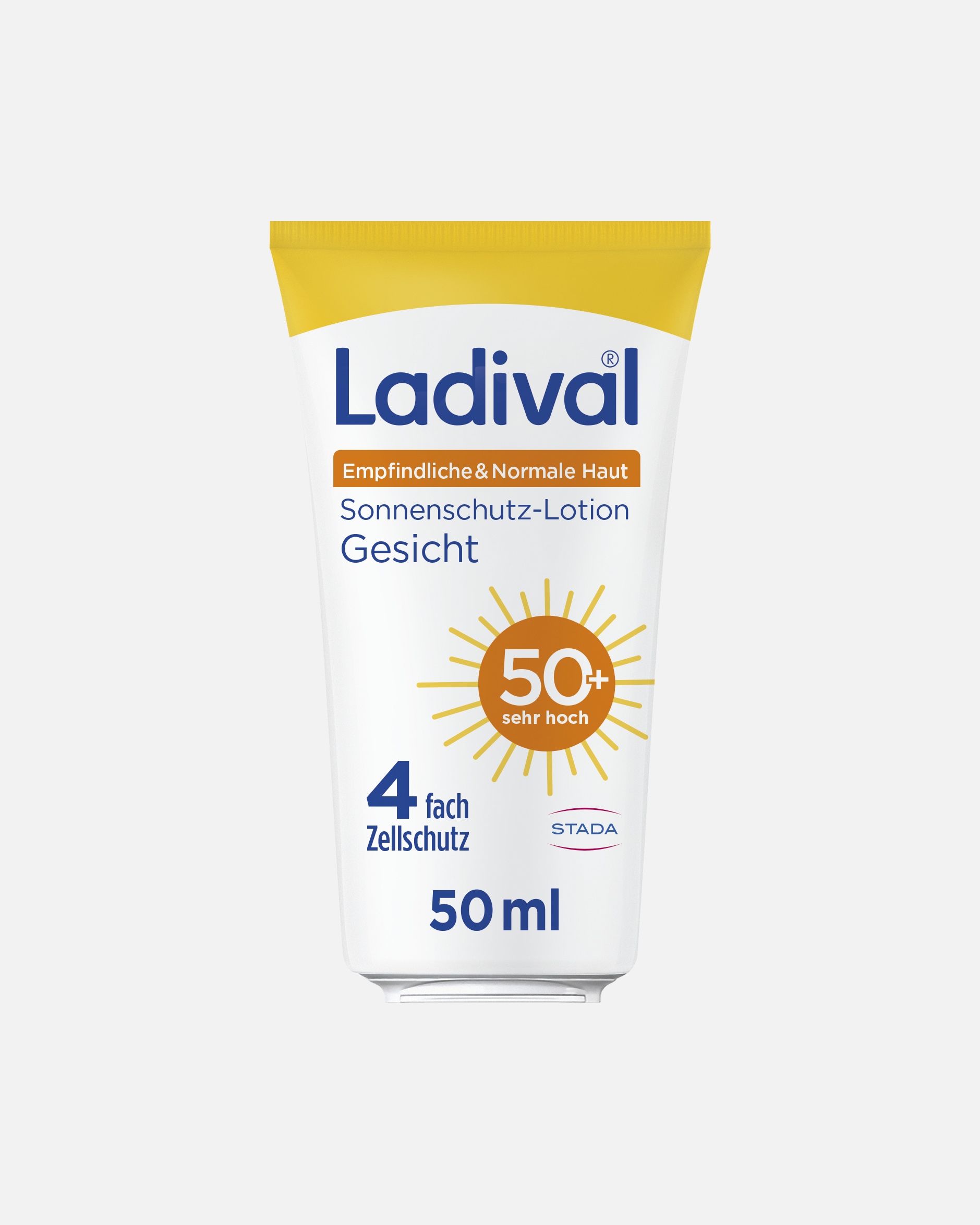 Sonnencreme für Unisex Ladival empfindliche und normale Haut Sonnenschutz-Lotion Gesicht LSF 50+ 50 ml