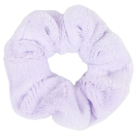 SOHO Teddie Scrunchie Violett Silber Damen