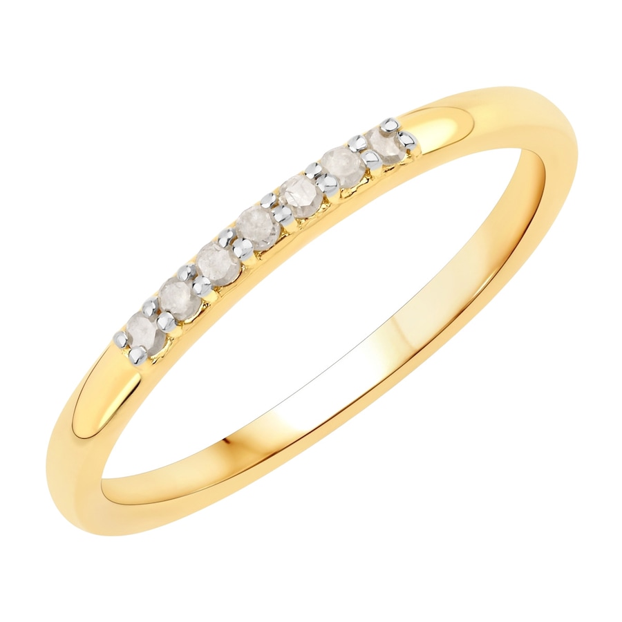 Rafaela Donata Ring Sterling Silber Diamant in Gelbgold 54 Damen
