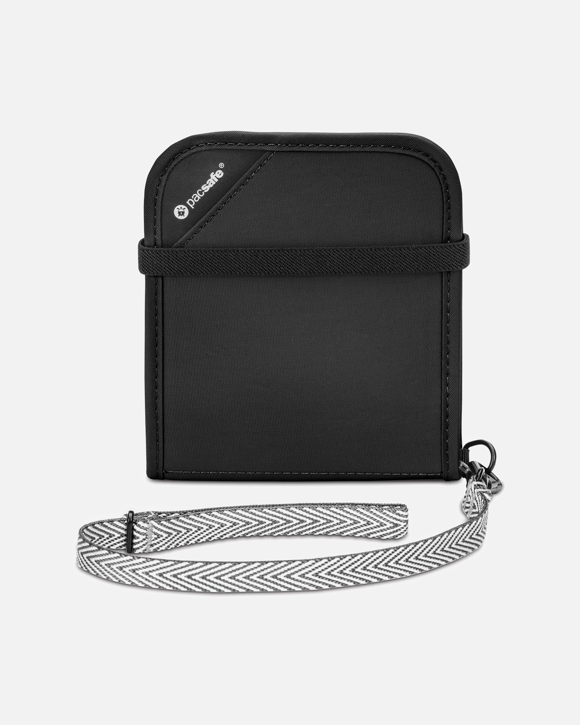 Portemonnaie für Männlich Pacsafe RFIDsafe Herrengeldbörse black