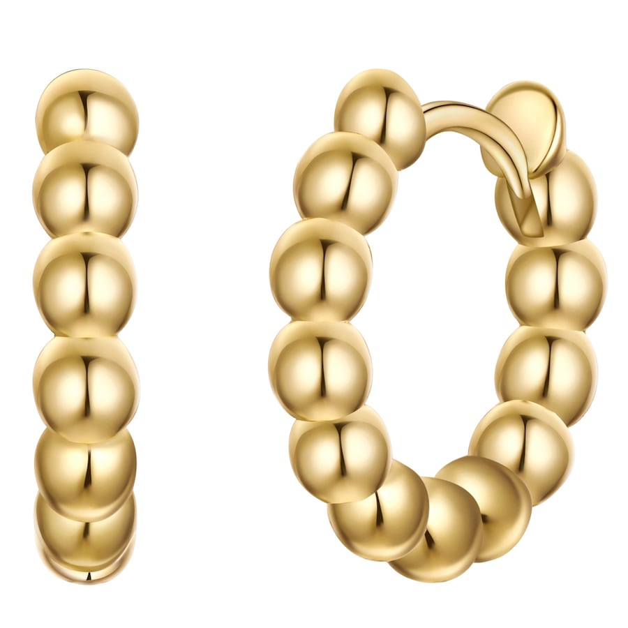 Rafaela Donata Ring Feder aus Sterling Silber in Gelbgold 14,1 mm Damen