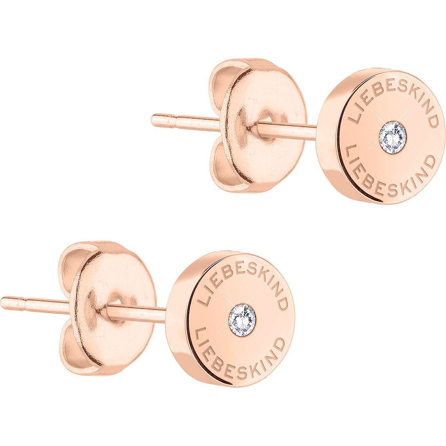 Liebeskind Ohrstecker Edelstahl rosé Silber Damen