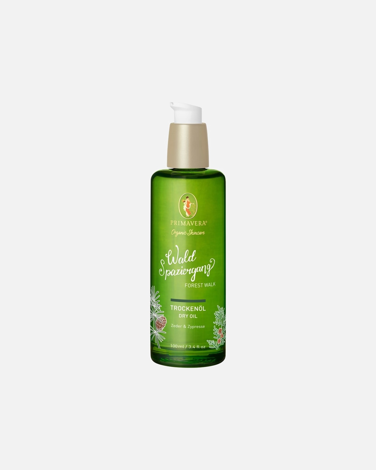 Körperöl für Weiblich Primavera Wald Spaziergang Trockenöl 100 ml