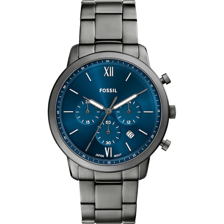 Fossil Chronograph Edelstahl grau Herren
