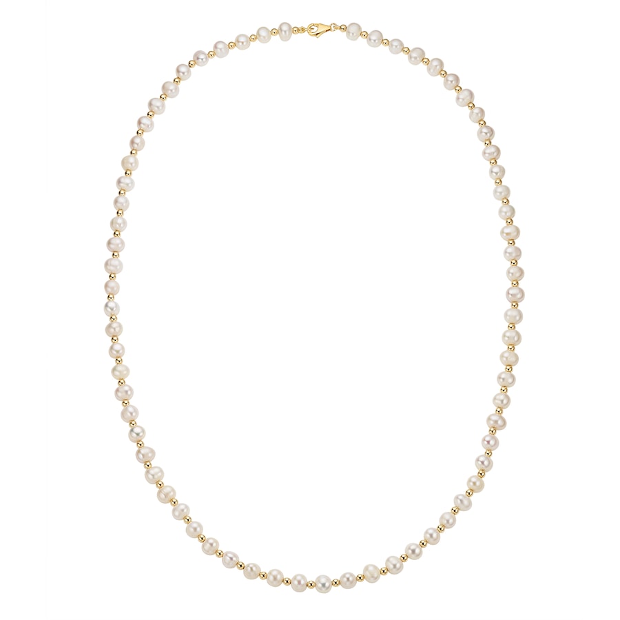 Fascination by Ellen K. Halskette 585/- Gold weiß 45cm Damen