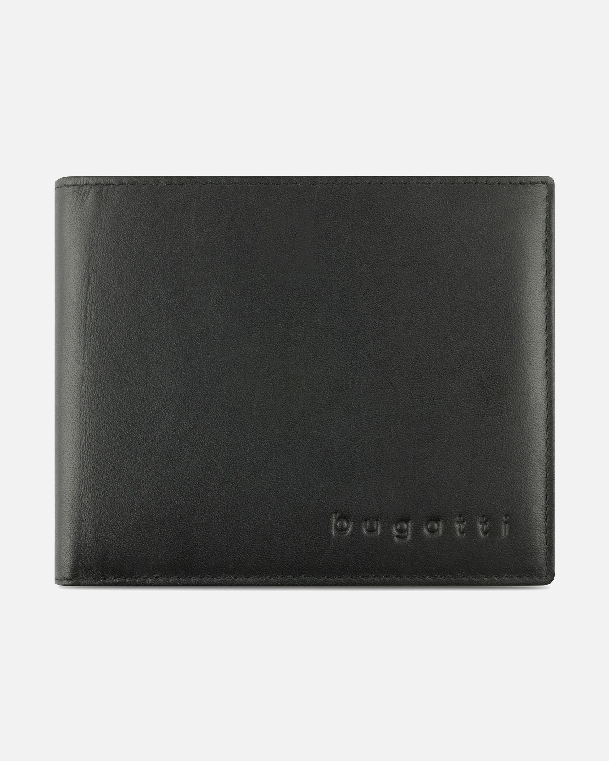 Portemonnaie für Männlich Bugatti Super Slim Herrengeldbörse schwarz