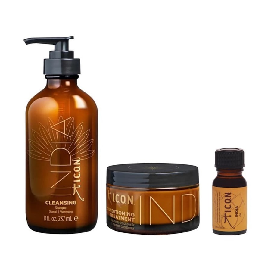 ICON INDIA CLEANSING Bundle mit Moringa + Oil Reisegröße Damen
