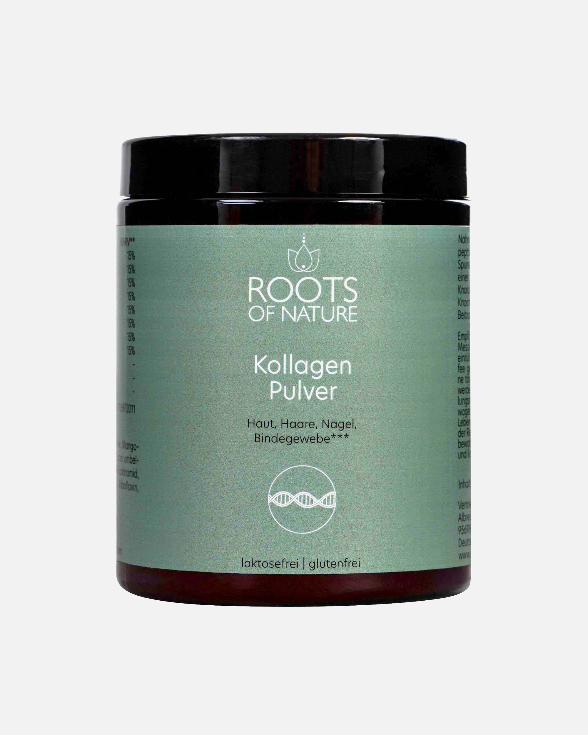 Nahrungsergänzungsmittel für Unisex ROOTS OF NATURE Default Brand Line Nahrungsergänzungsmittel 'Kollagen Pulver' 120g
