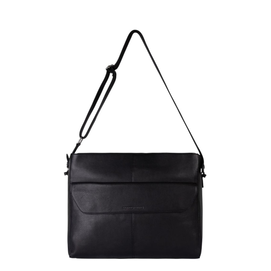 Cowboysbag Laptoptasche Camrose schwarz - leder Schwarz Damen