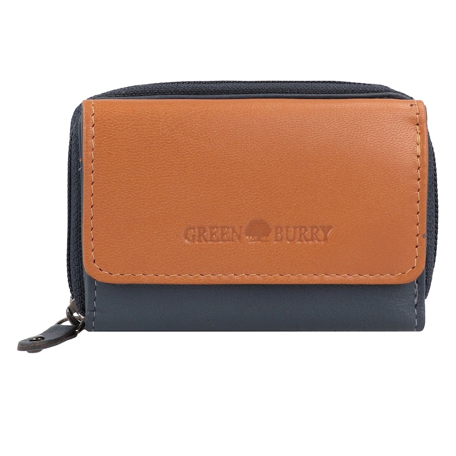 Greenburry Nappa Damengeldbörse grey-tan Grau Damen