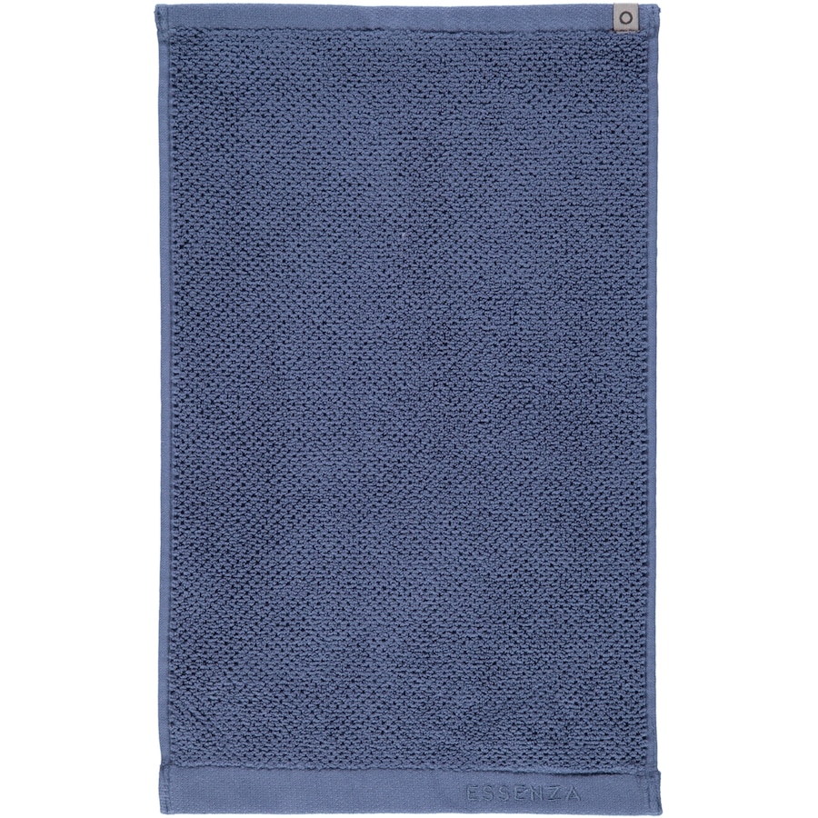 Essenza Home Handtücher Bio Connect Organic Uni blue Gästetuch 30x50 cm Grau