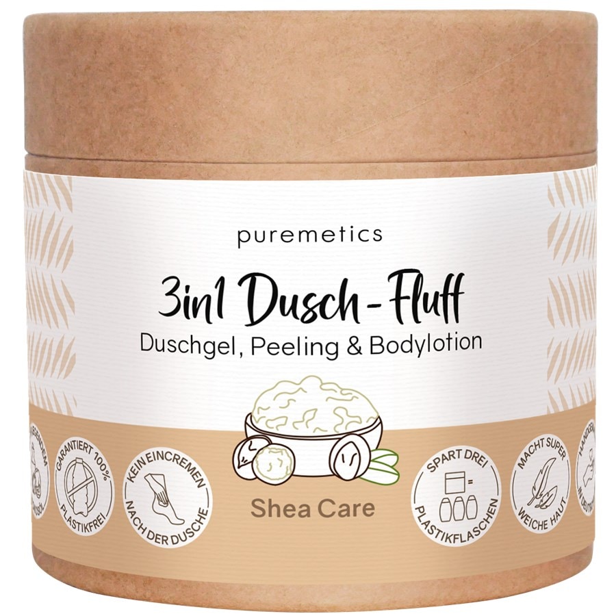 puremetics Dusch-Fluff Shea CareKörper | 300.0 g | 69,97 / 1.0 kg