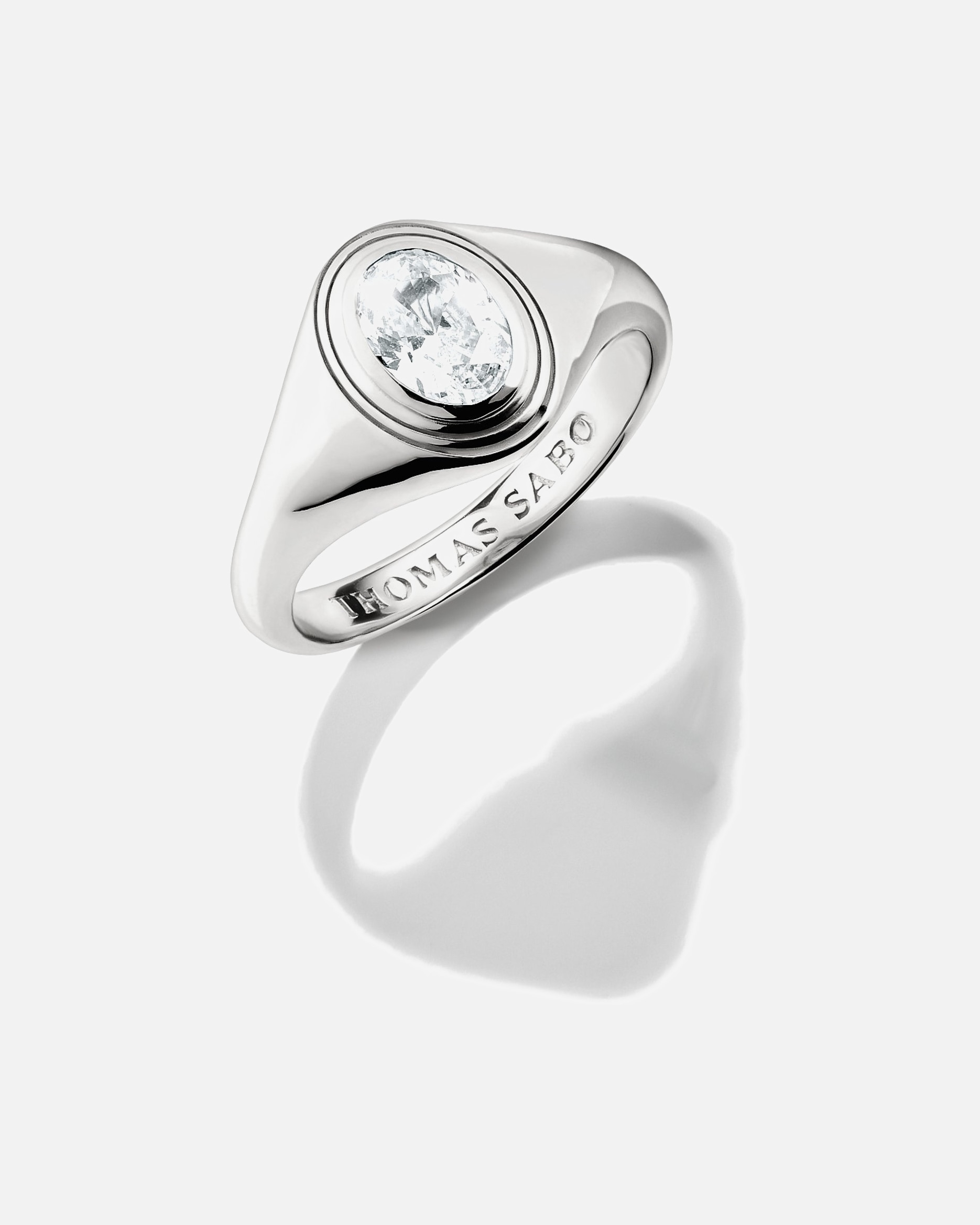 Ring für Weiblich Thomas Sabo Damenring Silber 52