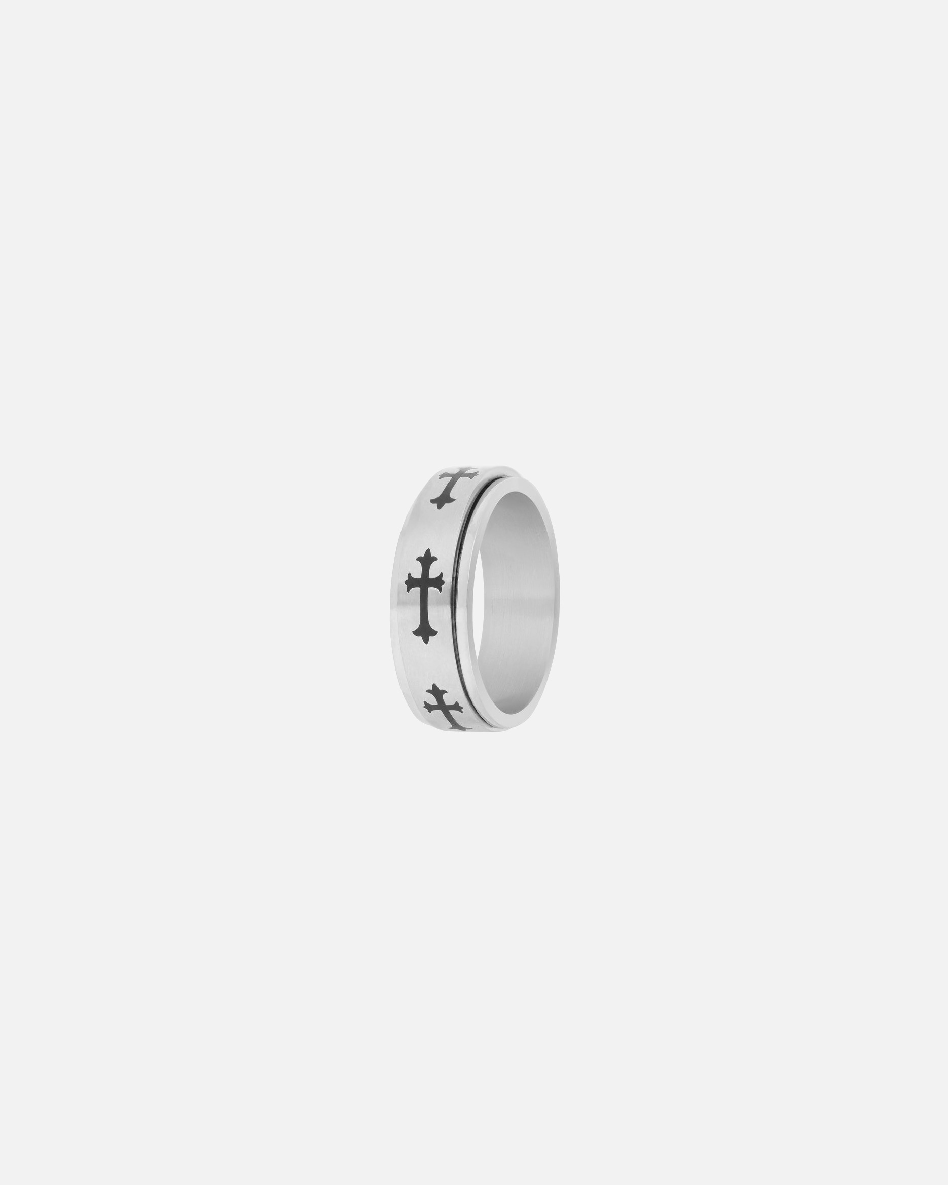 Ring für Männlich Lucardi Ringe Stahl - silbern 63mm