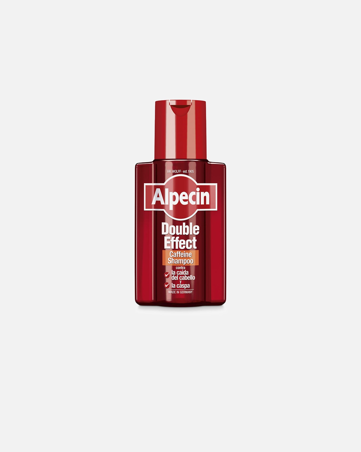 Shampoo für Männlich Alpecin CAFFEINE DOUBLE EFFECT Anti-Haarausfall- und Anti-Schuppen-Shampoo 200 ml