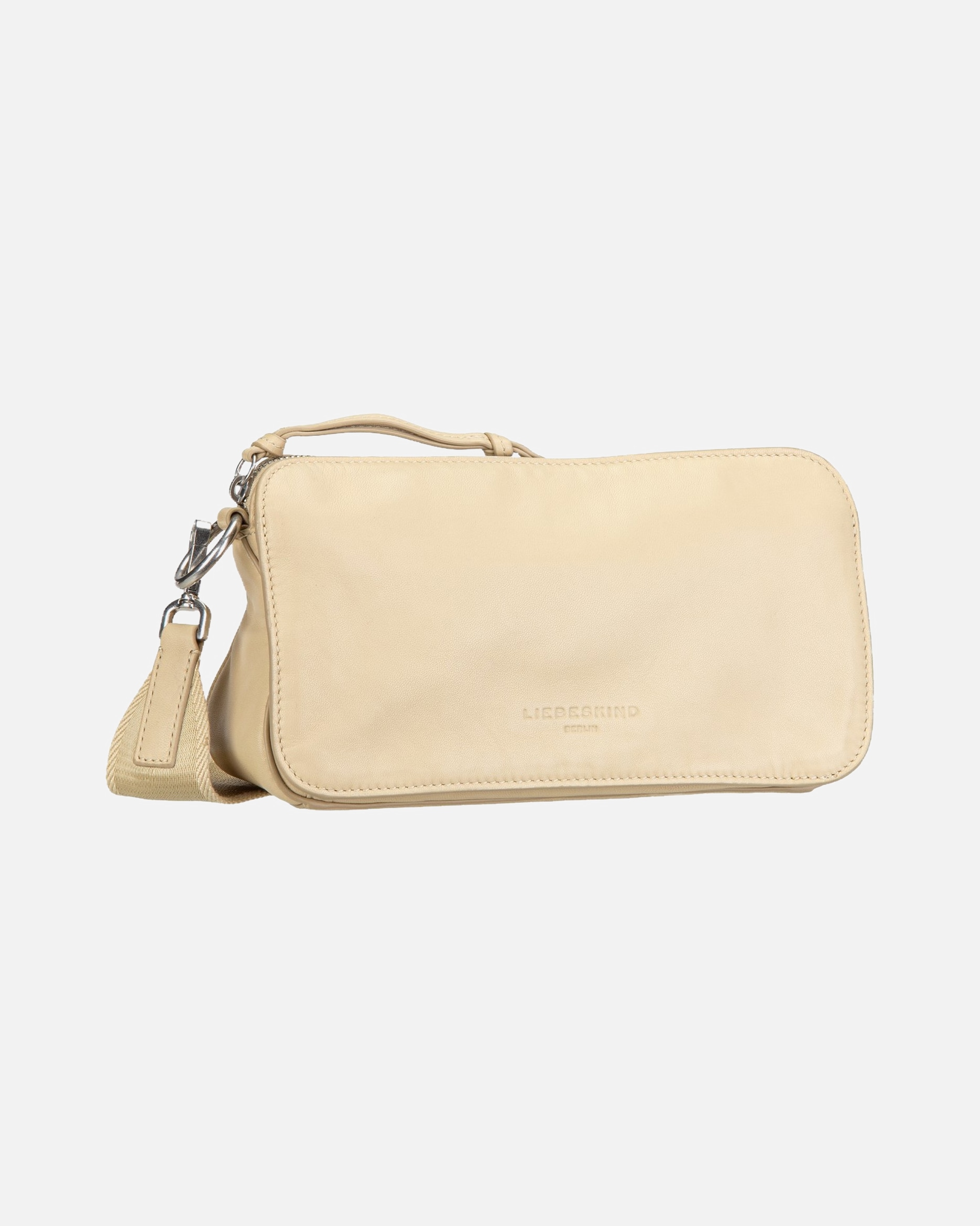 Rucksack für Weiblich Liebeskind Bodybag Clarice Crossbody M Sheep Natural Biscotti