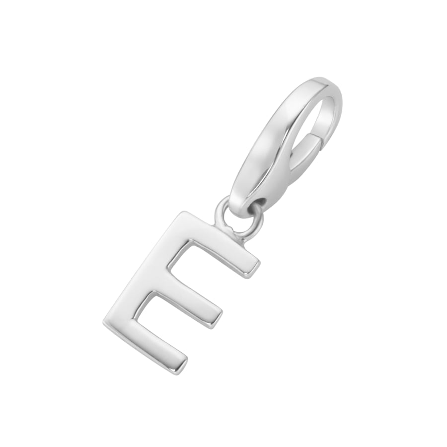 Giorgio Martello Milano Charm Buchstabe E, Silber 925 Damen