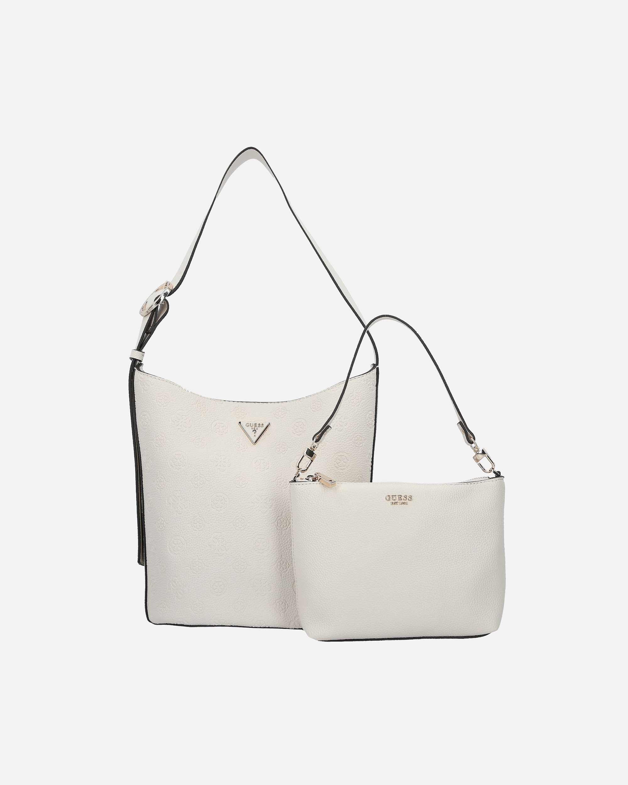 Clutch für Weiblich Guess Cresidia Schultertasche bone logo