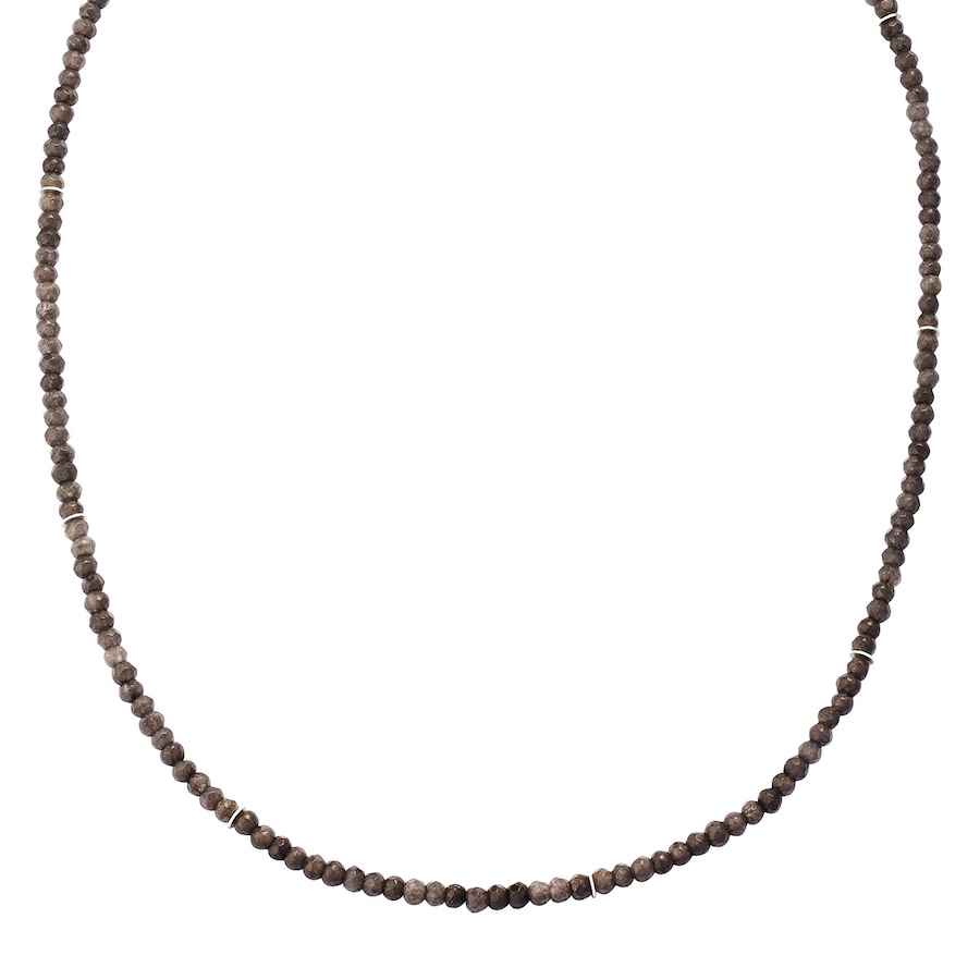 Glanzstücke München Halskette aus Sterling Silber in silber mit Chalcedon 40,0 cm Basiskette + 5,0 Verlängerung Damen