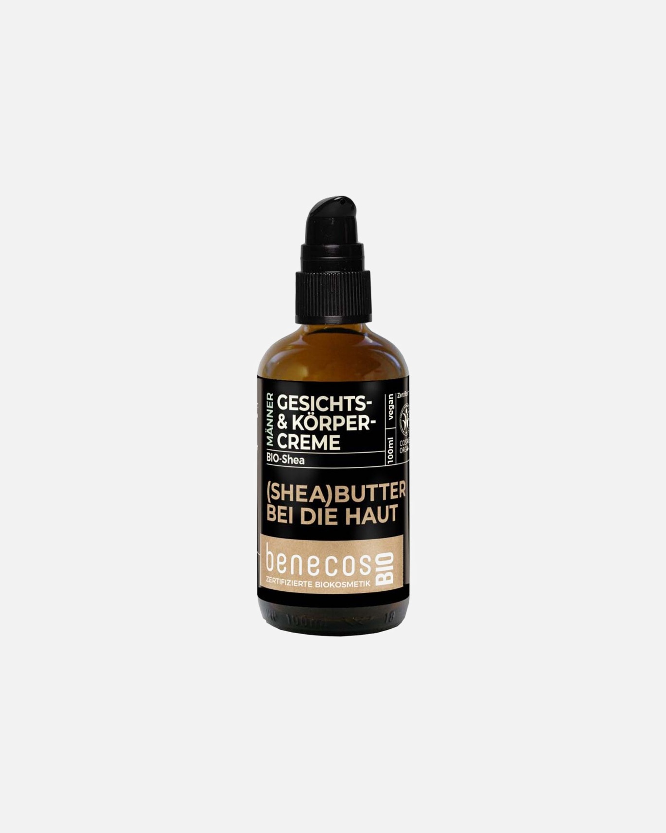 Körpercreme für Unisex benecos Sheabutter - 2in1 Gesichts- und Körpercreme 100 ml