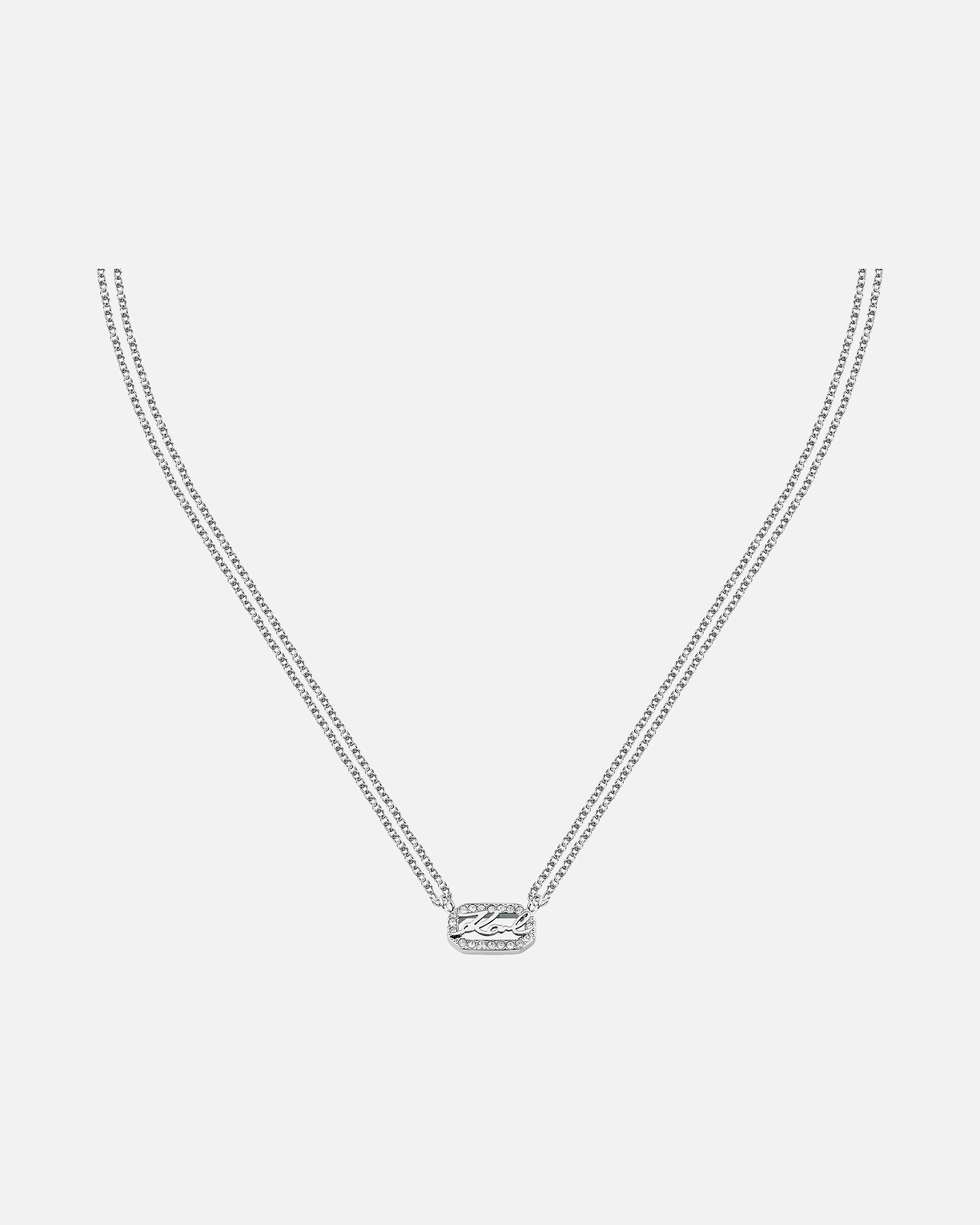 Halskette für Weiblich Karl Lagerfeld Kette Edelstahl silber