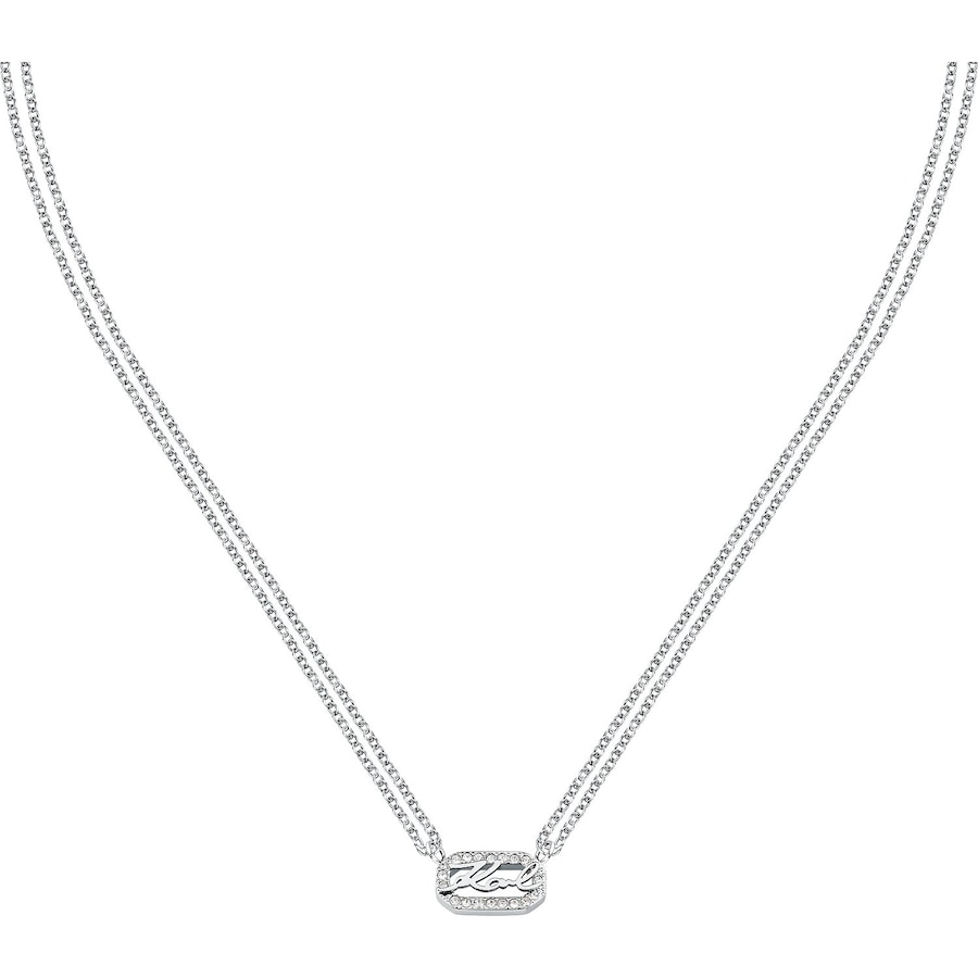 Karl Lagerfeld Kette Edelstahl silber Damen
