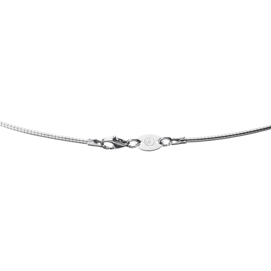 Giorgio Martello Milano Kette im Omegaketten Stil, Silber 925 55 cm Damen