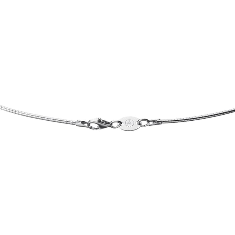 Giorgio Martello Milano Kette im Omegaketten Stil, Silber 925 42 cm Damen
