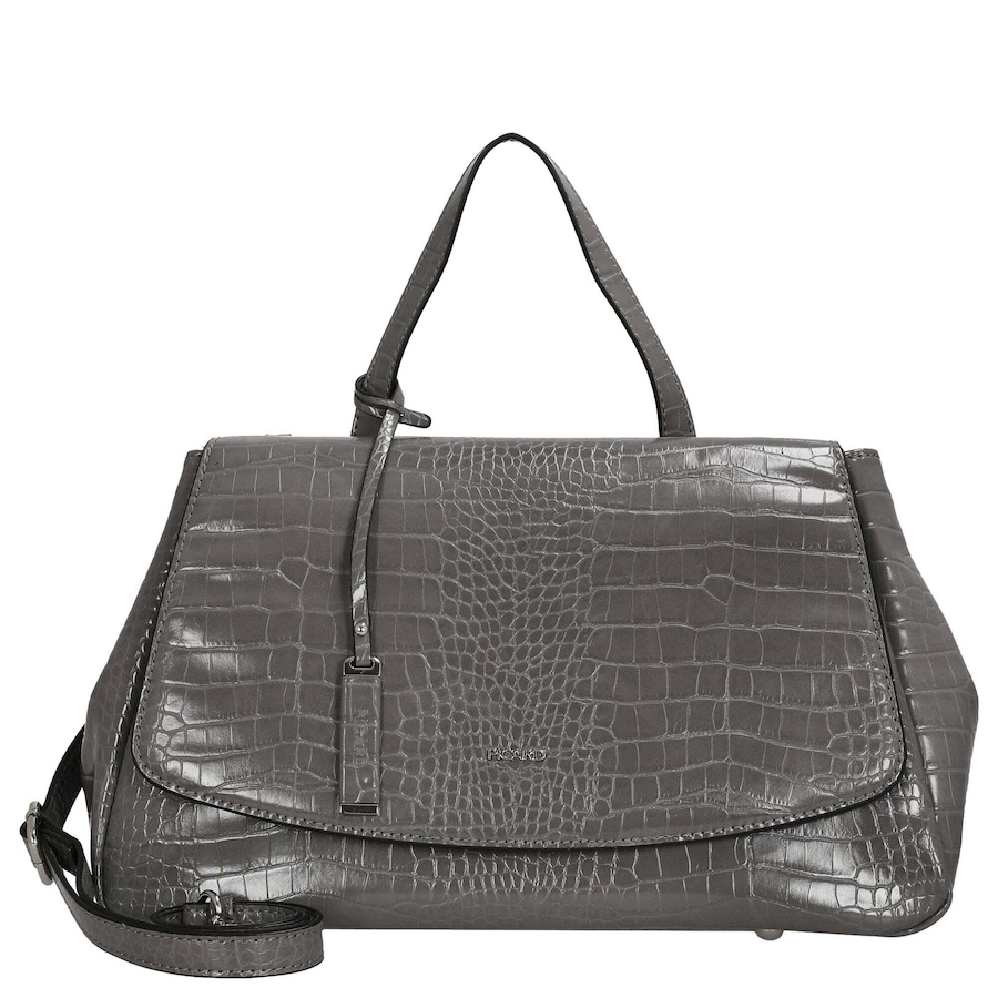 Picard Croco - Handtasche 37 cm Synthetik (gravel) anthrazit Damen