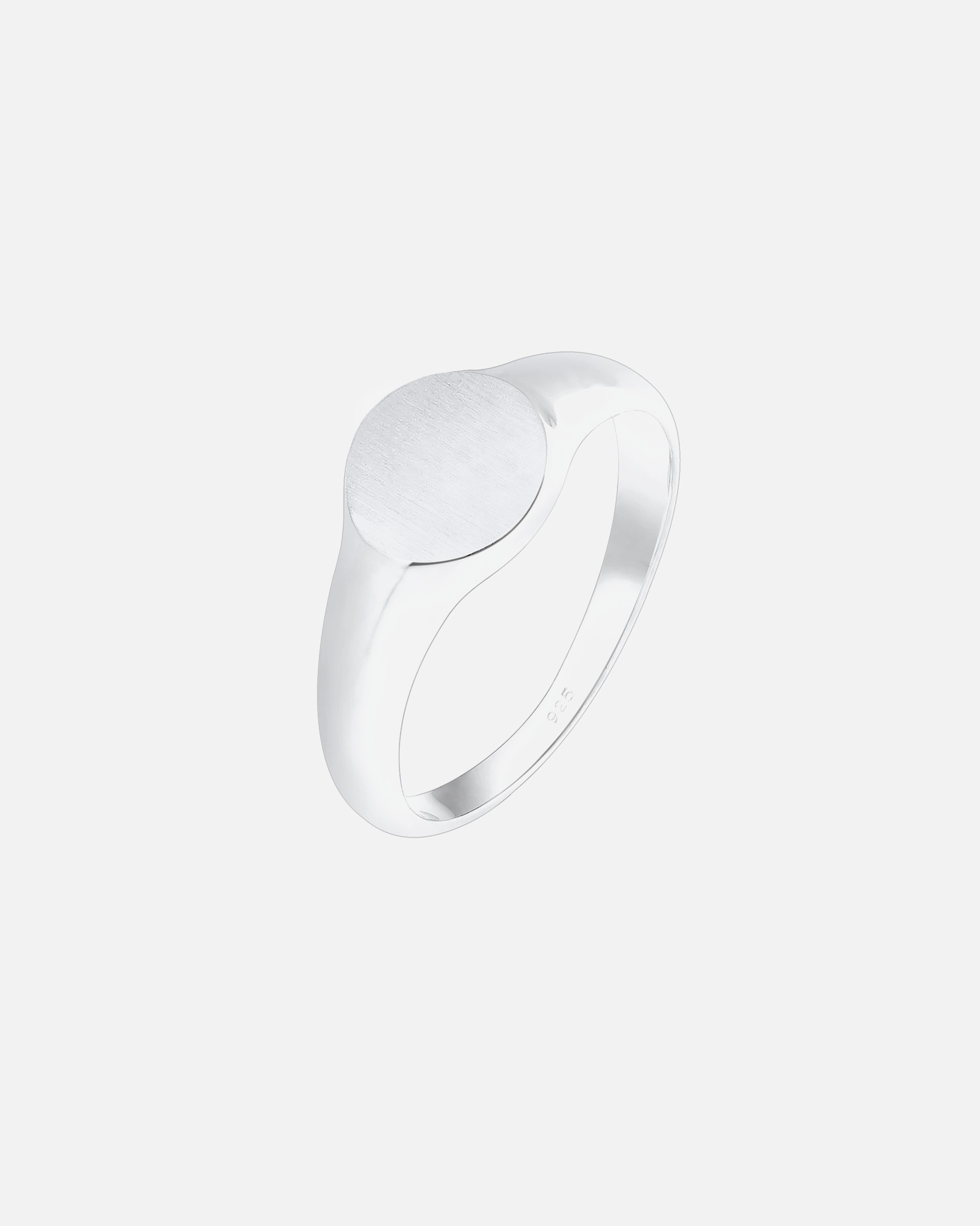 Ring für Weiblich Elli Siegelring Royal Matt Geo Basic Trend 925 Silber 50
