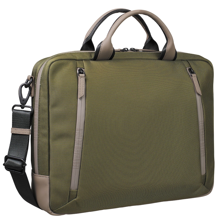 Leonhard Heyden Helsinki Aktentasche 38 cm Laptopfach oliv Grün Herren