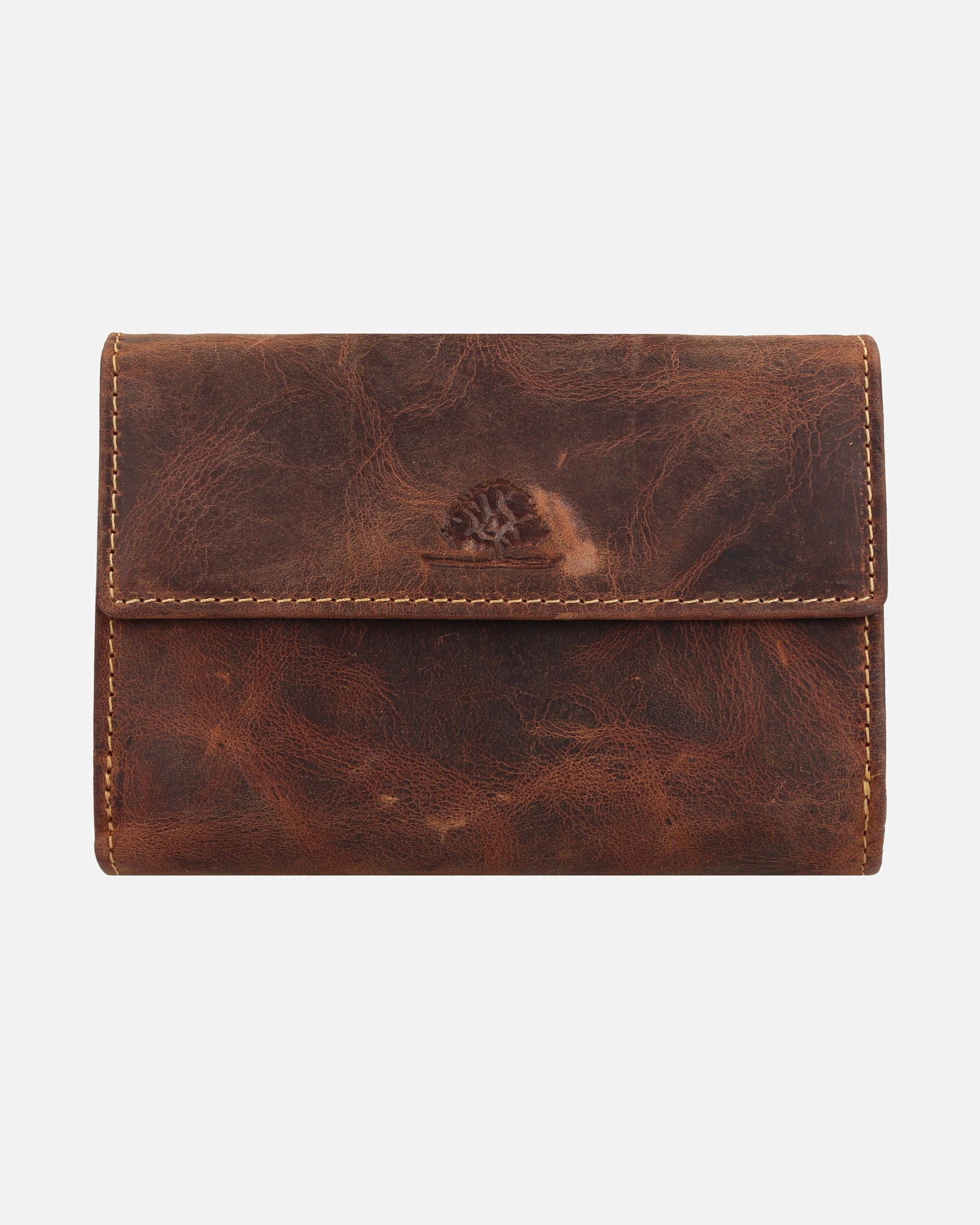 Portemonnaie für Weiblich Greenburry Vintage Damengeldbörse braun