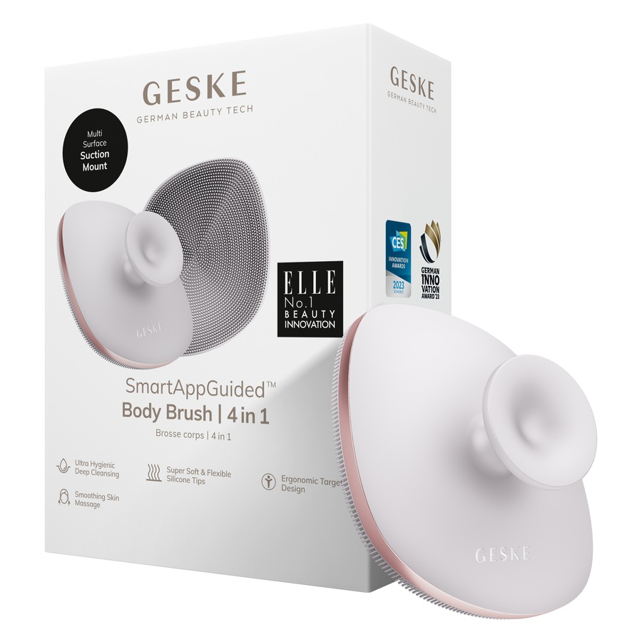 GESKE Body Brush | 4 in 1 Design mit Metallring Reinigungsbürste Starlight