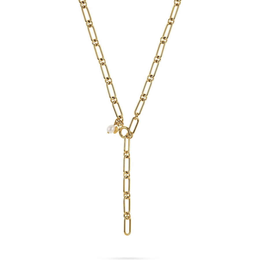 FAVS Kette Edelstahl gelbgold Damen