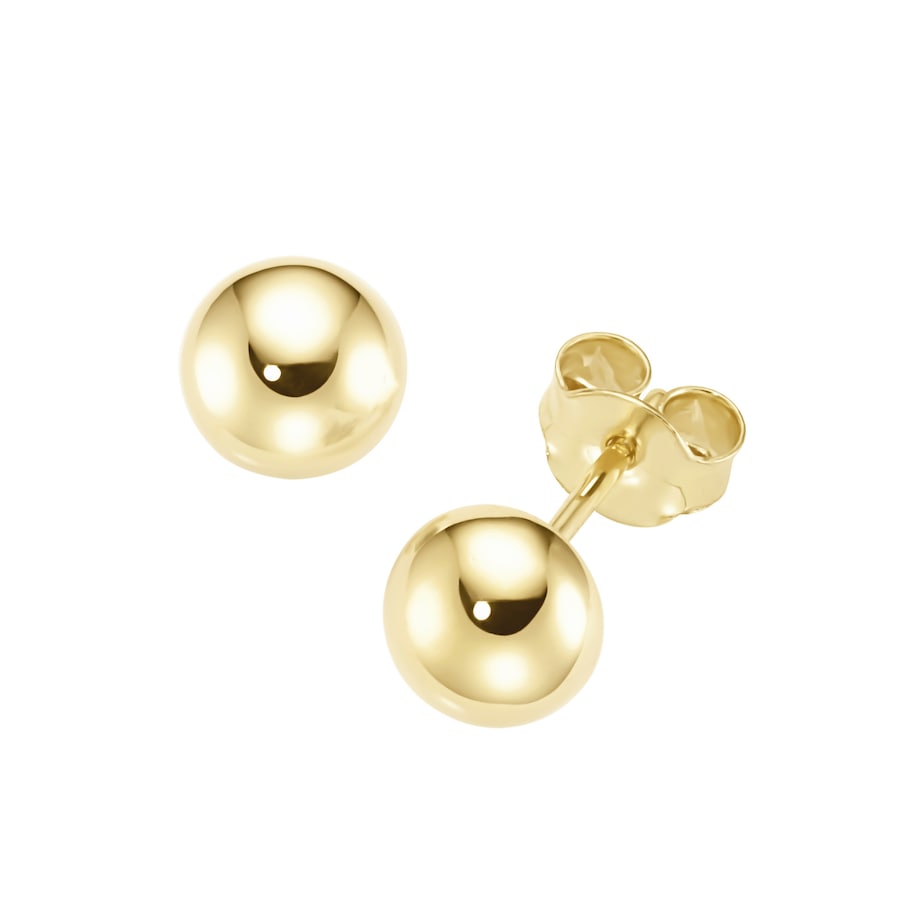 Luigi Merano Ohrstecker Halb-Kugel, Gold 375 Onesize