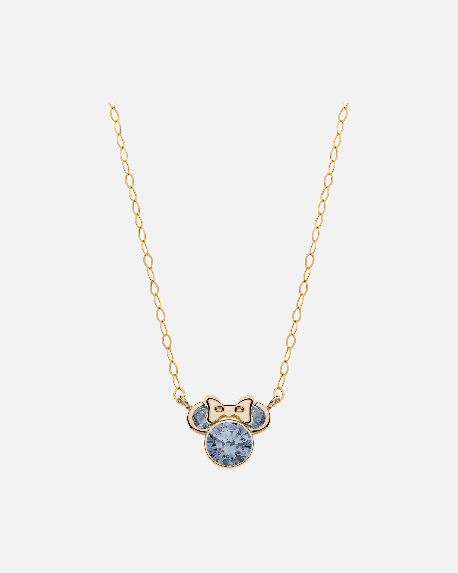 Halskette für Weiblich DISNEY Jewelry Kette 925er Silber blau, gelbgold