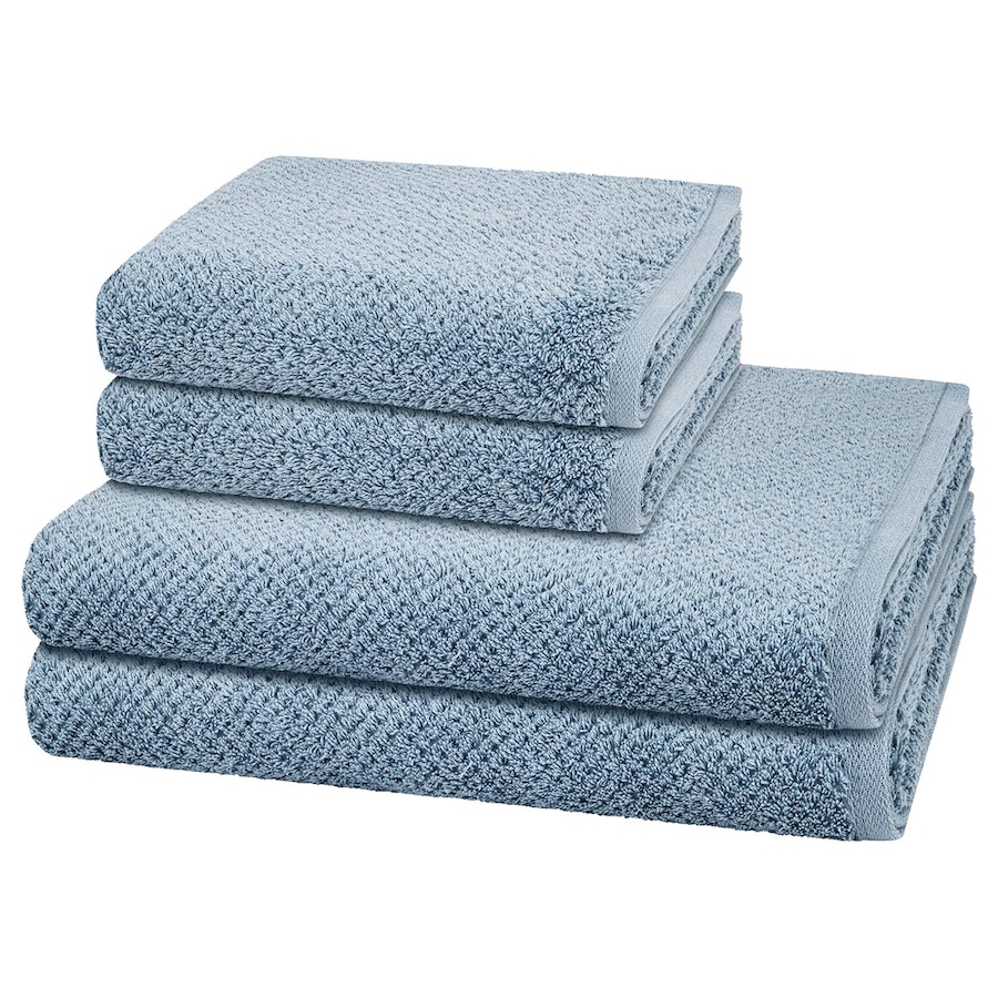 Cawö Handtuch-Set Pure (4-teilig) Sea Grau