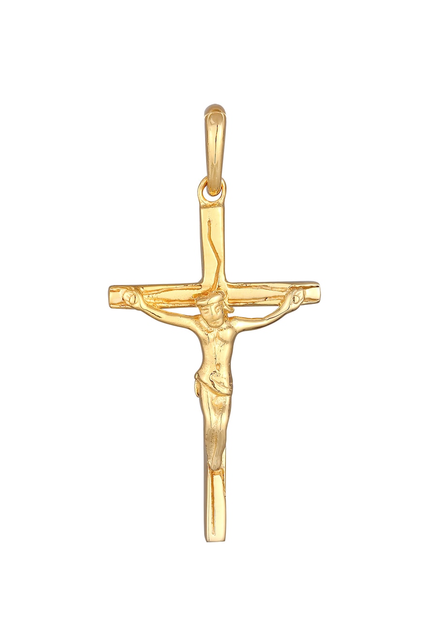 Elli Kreuz Kruzifix Religion 925 Silber OneSize Damen