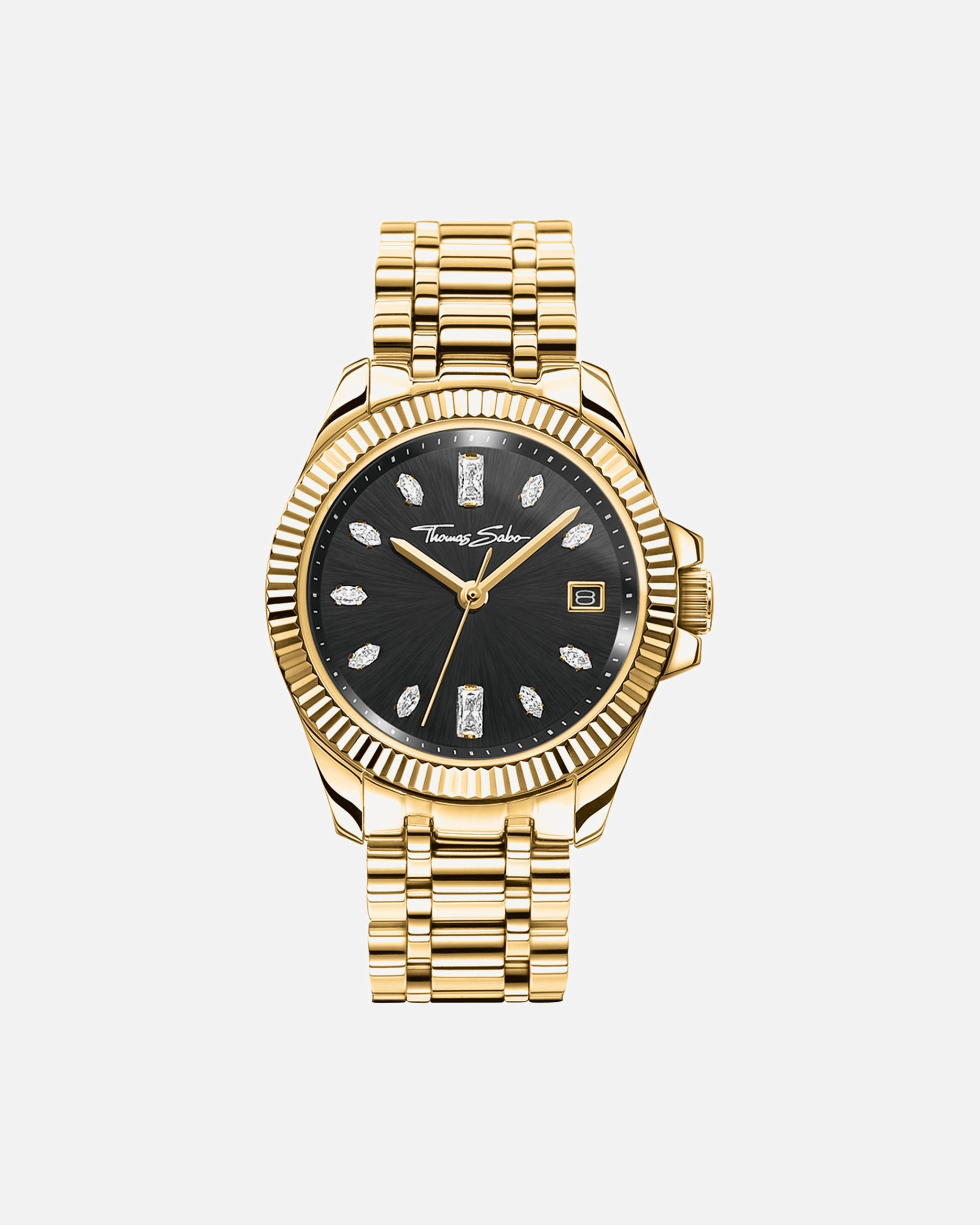 Uhr für Weiblich Thomas Sabo Damenuhr Edelstahl gold