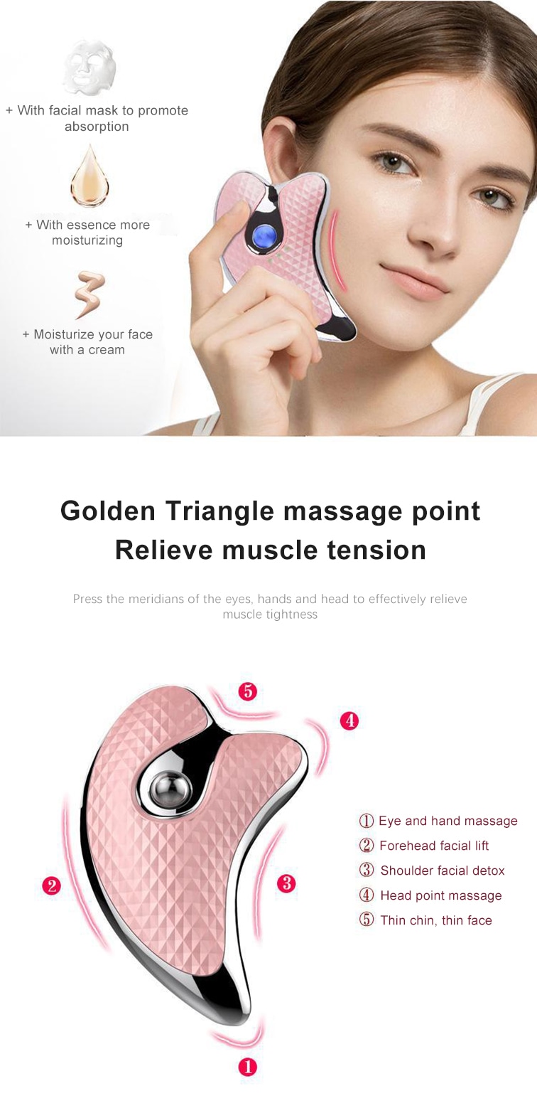 ErthSkin London Sonic Vibration GuaSha Mikrostrom-Massagegert Elektrisches Gesichtsmassagegert online kaufen | DOUGLAS ErthSkin London Sonic Vibration GuaSha Mikrostrom-Massagegert Elektrisches Gesichtsmassagegert online kaufen | DOUGLAS