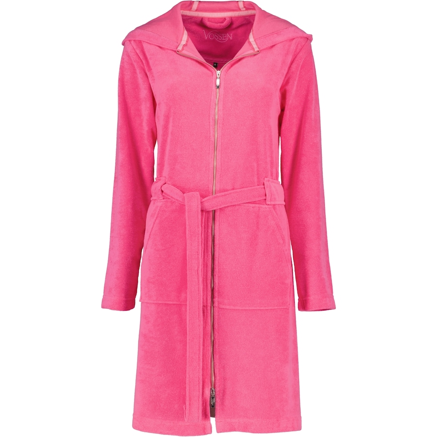 Vossen Bademäntel Damen Kurzmantel mit Kapuze Tampa prim rose - 3750 XS