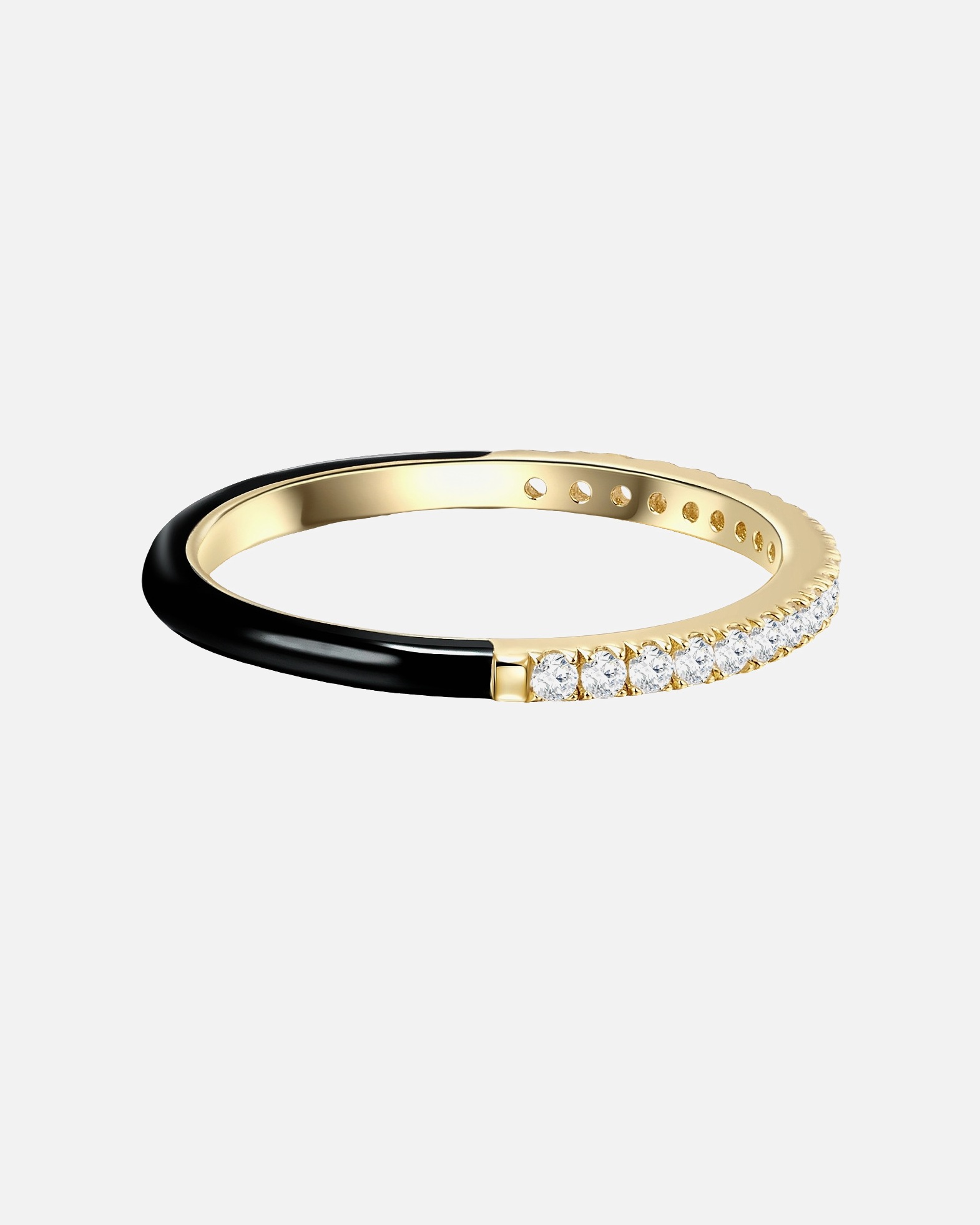 Ring für Weiblich Glanzstücke München Ring aus Sterling Silber in gelbgold mit Zirkonia 48