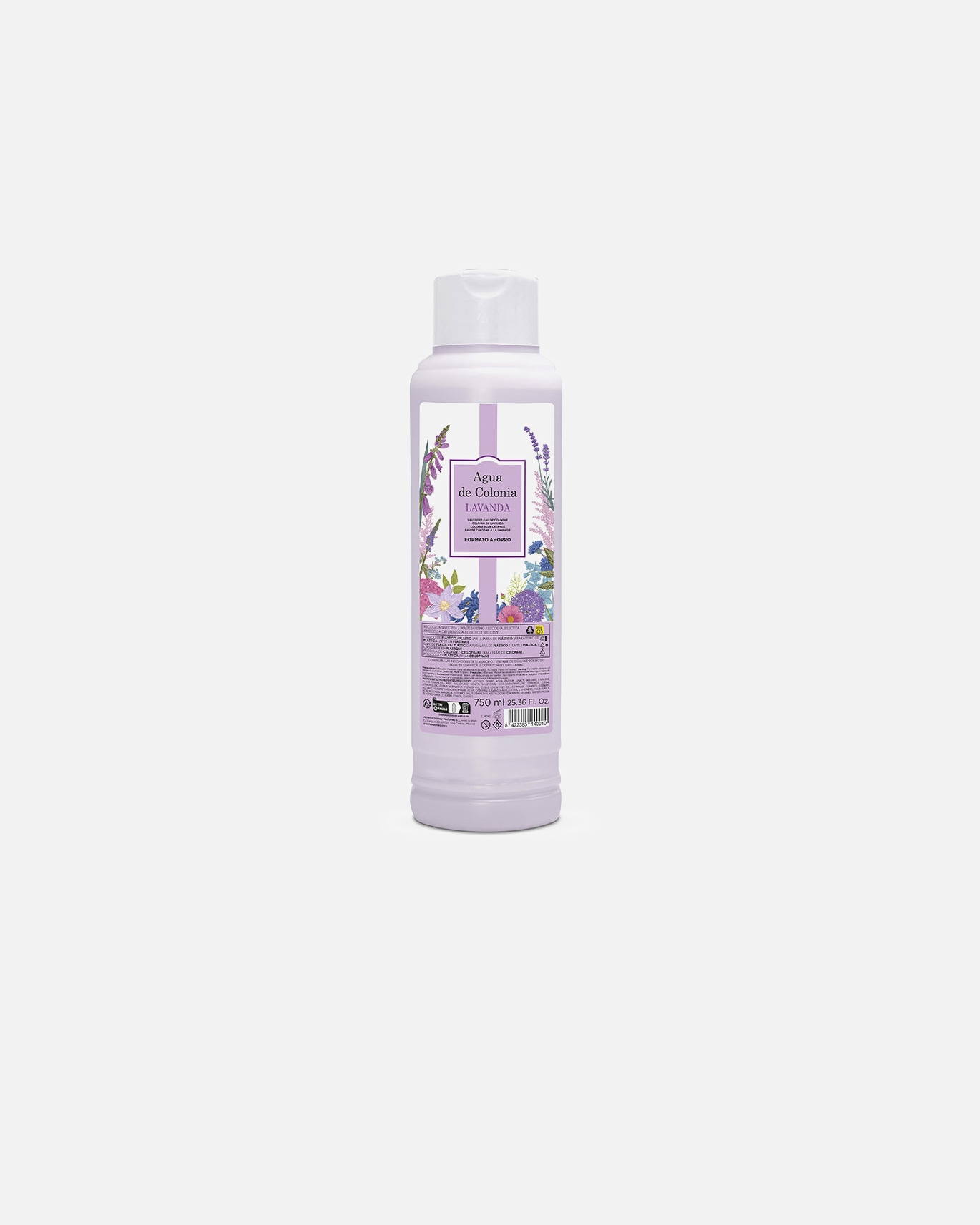 Eau de Cologne für Unisex Alvarez Gomez EAU DE COLOGNE Lavendel Edc-Flasche 750 ml